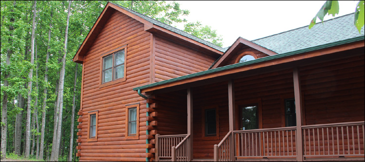 Log Home Staining in Falcon,  North Carolina